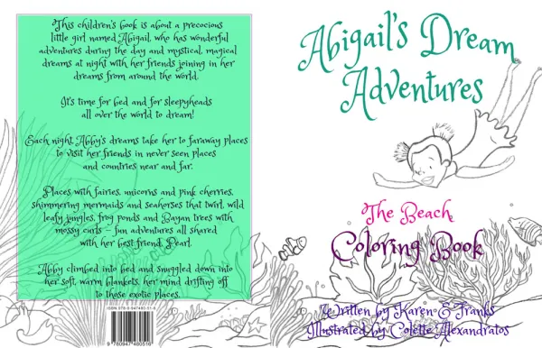 Abigail’s Dream Adventures The Beach Coloring Book - Image 2